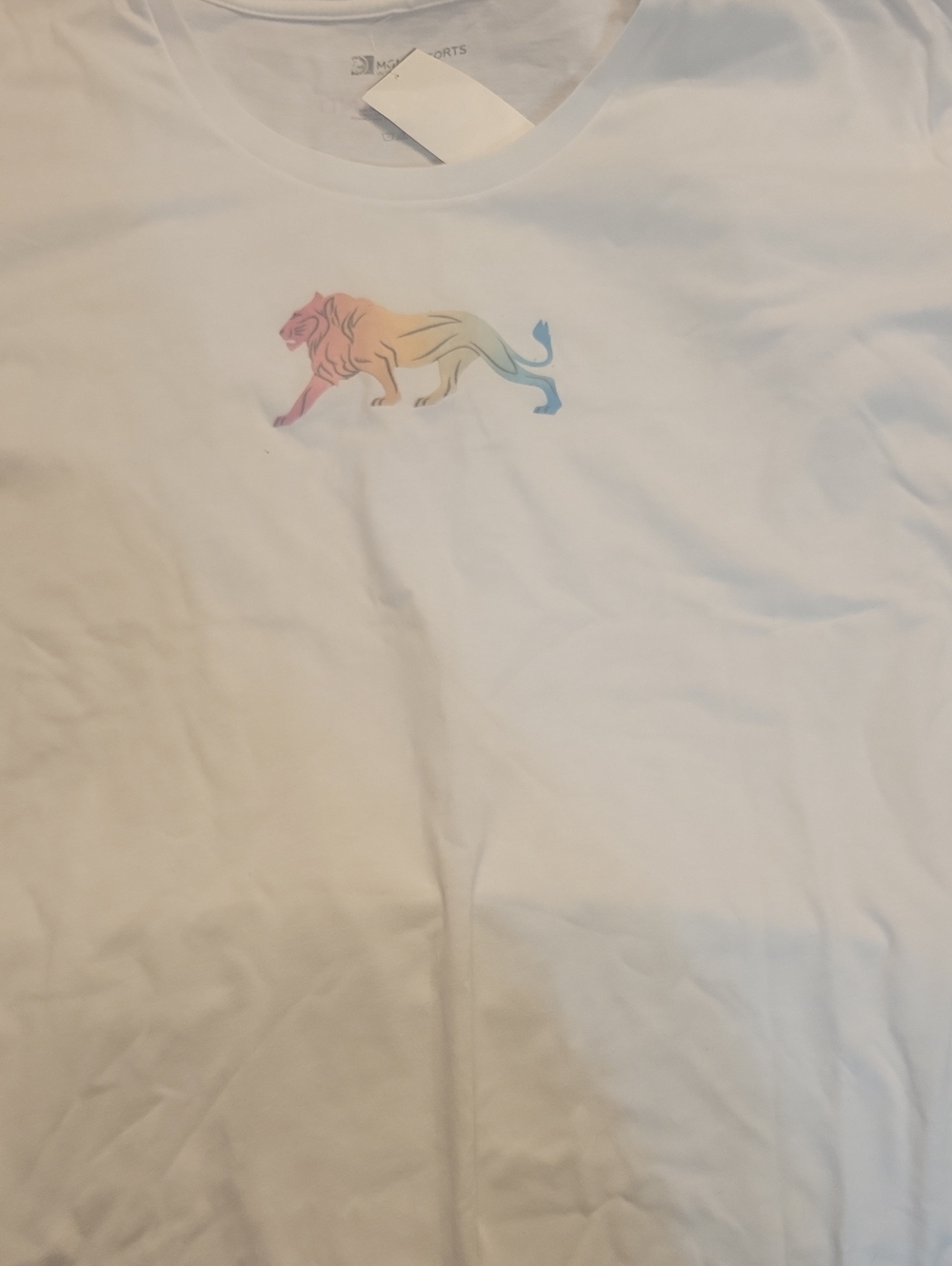 MGM Resorts International Lion Graphic White 2XL NWT